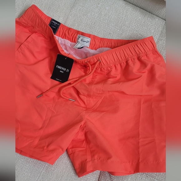 New Forever 21 Coral Board Swim Shorts (XL) - Picture 11 of 16